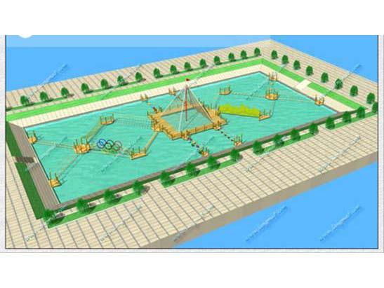 水上拓展组合--双鱼夺珠